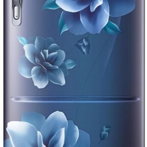 Samsung 183 L, 5 Star, Digital Inverter, Direct-Cool Single Door Refrigerator (RR20D2825CU/NL, Camellia Blue, Base Stand Drawer)