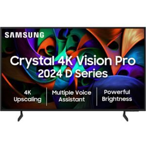 Samsung 138 cm (55 inches) Crystal 4K Vision Pro Ultra HD Smart LED TV UA55DUE76AKLXL (Black)
