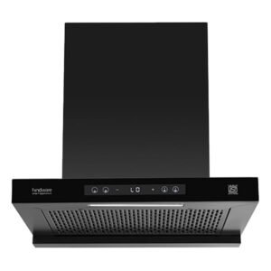Hindware Smart Appliances DARCIA BLDC 60 | NEW LAUNCH | 1500 m³/hr | Filterless Auto-Clean Kitchen Chimney With 9- Speed Motion Sensor & Touch Control | 2025 Model 60cm (Black)