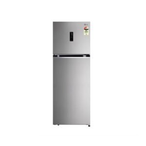 LG 343L Double Door Refrigerator, Wi-Fi Convertible, Door Cooling™, Shiny Steel Finish, 3 Star GL-T382TPZX
